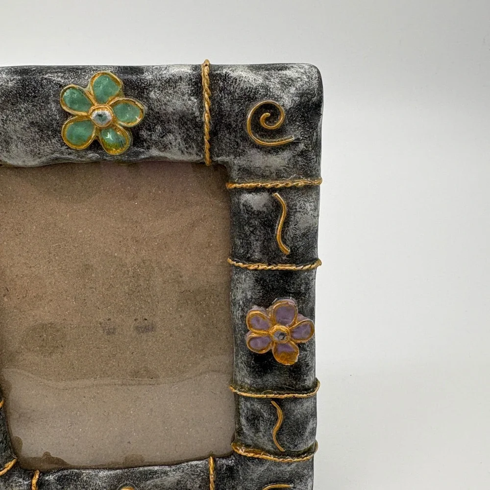 Freds 3x4 Frame Grey Stone Whimsigoth Y2K Fairycore Ren Faire Witchy Photo Decor